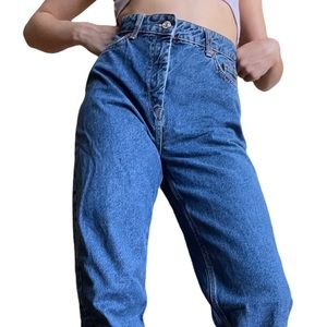 NWOT ZARA PREMIUM DENIM DARK WASH MOM JEANS size 4